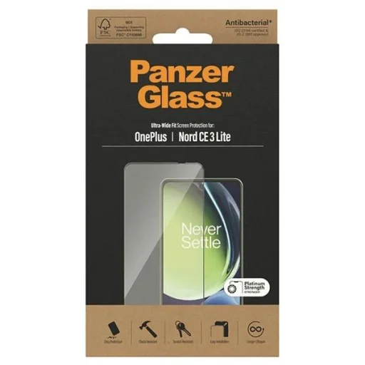 PanzerGlass Ultra-Wide Fit üvegfólia OnePlus Nord CE 3 Lite készülékhez - 3