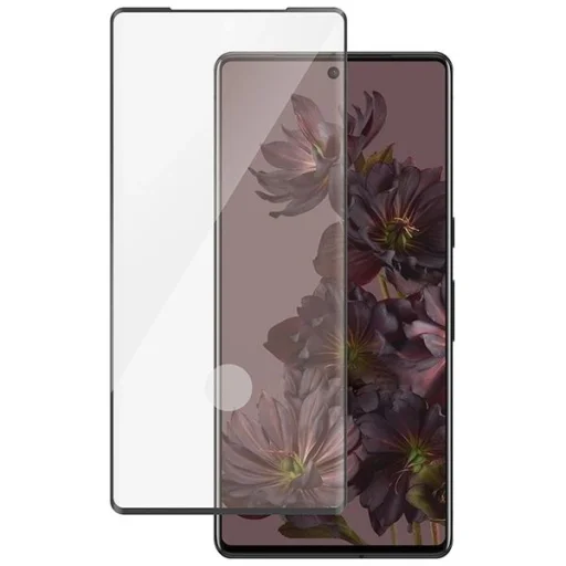 PanzerGlass Ultra-Wide Fit Antibakteriális Edzett Üveg Google Pixel 7 Pro-hoz - Fekete Keret Üvegfólia - 2