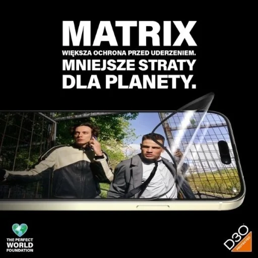 PanzerGlass Matrix Ultra-Wide-Fit hibrid üveg iPhone 15 Plus-hoz helymeghatározóval, üvegfólia - 4