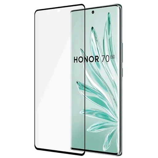 SAFE by PanzerGlass Ultra-Wide Fit edzett üveg Honor 70 - fekete kerettel üvegfólia - 3