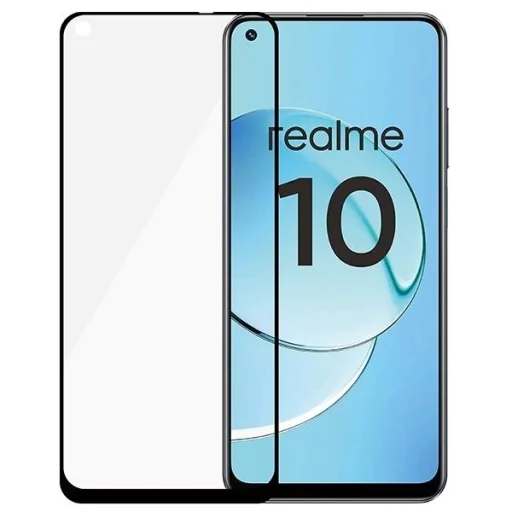 SAFE by PanzerGlass Ultra-Wide Fit Edzett Üveg Realme 10 - Fekete Kerettel üvegfólia - 2