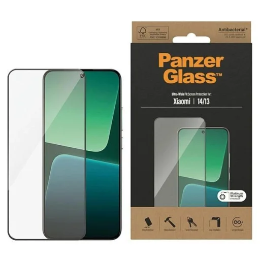 PanzerGlass Ultra-Wide Fit Edzett Üveg Xiaomi 14/13 üvegfólia - 1