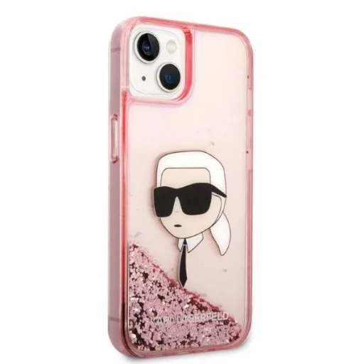 Karl Lagerfeld Ragyogó Karl Feje tok iPhone 14 Plus - rózsaszín - 4