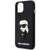 Karl Lagerfeld KLHCP14M3DRKINK iPhone 14 Plus 6.7" fekete/fekete kemény tok Rubber Ikonik 3D tok thumbnail