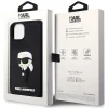 Karl Lagerfeld KLHCP14M3DRKINK iPhone 14 Plus 6.7" fekete/fekete kemény tok Rubber Ikonik 3D tok thumbnail