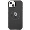  iPhone 15 Plus fekete Karl Lagerfeld IML Ikonik MagSafe tok - 3