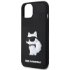 Karl Lagerfeld KLHCP14M3DRKHNK iPhone 14 Plus 6.7" fekete/fekete keménytok Rubber Choupette 3D tok thumbnail