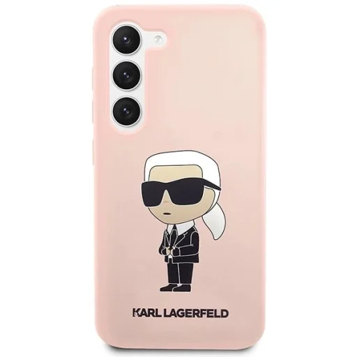 Karl Lagerfeld KLHCS23SSNIKBCP S23 S911 hardcase pink/pink Silicone Ikonik tok - 3