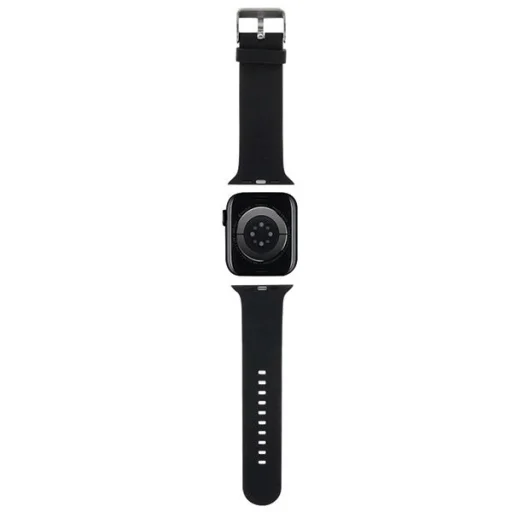 Karl Lagerfeld 3D Gumi Karl Fej szíj Apple Watch 38/40/41mm - fekete - 2