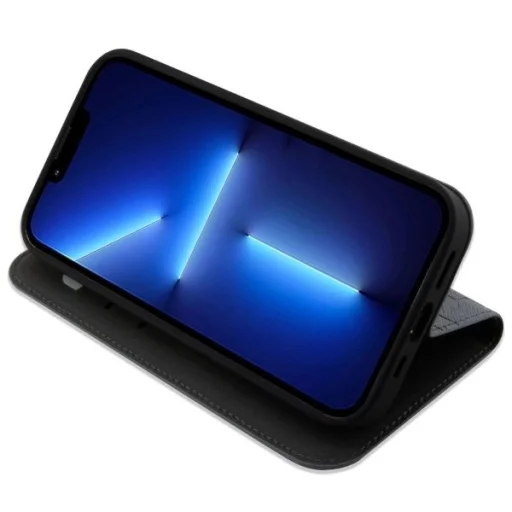 Karl Lagerfeld KLBKP14LSAKLHPG iPhone 14 Pro 6.1" fliptok ezüst/ezüst Saffiano Monogram tok - 6