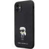 Karl Lagerfeld KLHCN61SMHKNPK tok iPhone 11 - fekete szilikon Ikonik Metal Pin - 2