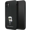 Karl Lagerfeld KLHCN61SMHKNPK tok iPhone 11 - fekete szilikon Ikonik Metal Pin