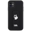Karl Lagerfeld Gripstand Saffiano Choupette Pins tok iPhone 11 - Fekete thumbnail
