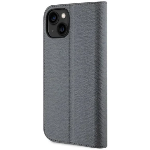 Karl Lagerfeld KLBKP14SSANKCPG iPhone 14 6,1" fliptok ezüst/ezüst Saffiano Karl & Choupette - 2