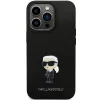 Karl Lagerfeld KLHCP13LSMHKNPK tok iPhone 13 Pro - fekete Szilikon Ikonik Metal Pin - 3