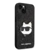 Karl Lagerfeld KLHCP14MG2CPK iPhone 14 Plus 6.7" fekete/fekete kemény tok Glitter Choupette Patch tok thumbnail