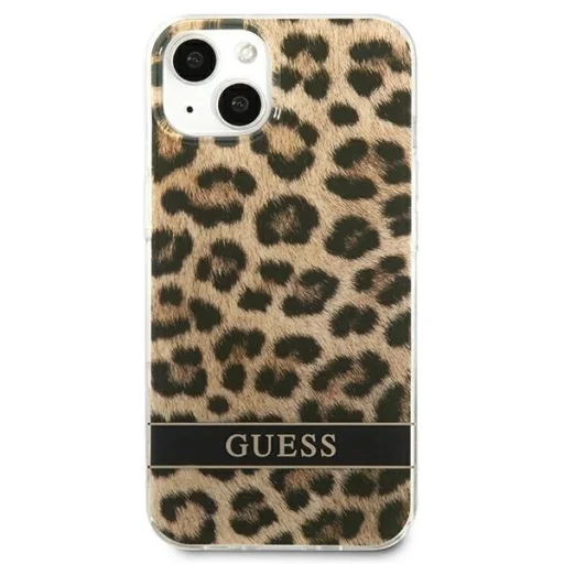 Guess GUHCP13SHSLOW iPhone 13 mini 5.4" hnedý/hnedý pevný kryt Leopard - 3