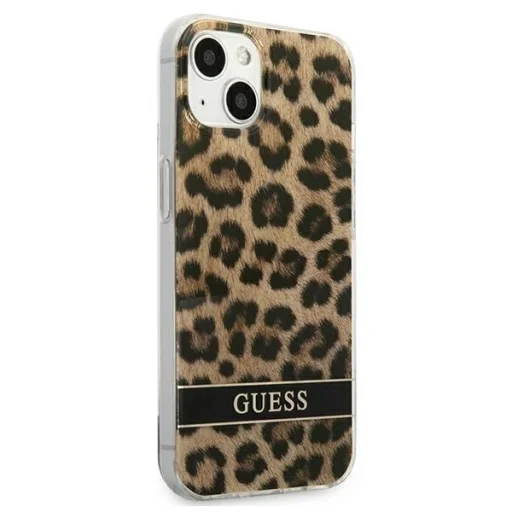 Guess GUHCP13SHSLOW iPhone 13 mini 5.4" hnedý/hnedý pevný kryt Leopard - 4