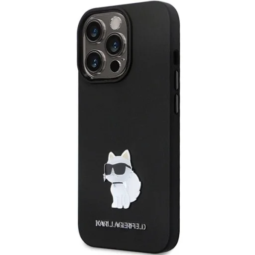 Karl Lagerfeld KLHCP13LSMHCNPK tok iPhone 13 Pro - fekete szilikon - 2