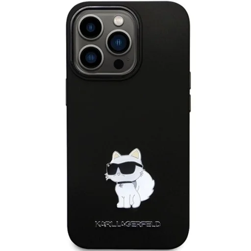 Karl Lagerfeld KLHCP13LSMHCNPK tok iPhone 13 Pro - fekete szilikon - 3