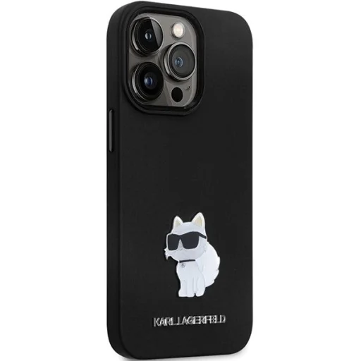 Karl Lagerfeld KLHCP13LSMHCNPK tok iPhone 13 Pro - fekete szilikon - 4