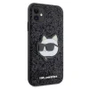 Karl Lagerfeld KLHCN61G2CPK iPhone 11 6.1" fekete/fekete kemény tok Glitter Choupette Patch tok thumbnail