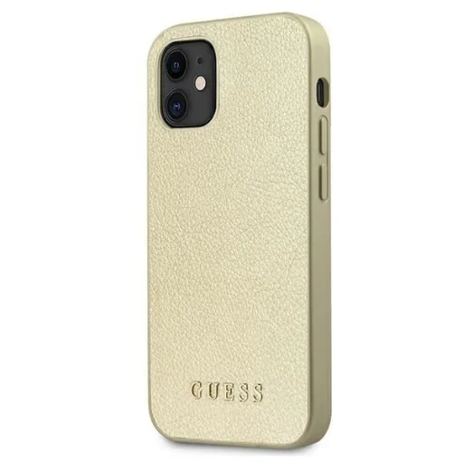 Guess GUHCP12SIGLGO iPhone 12 mini 5.4" gold/gold kemény tok Iridescent - 2