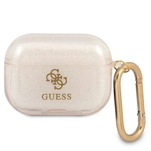 Guess GUAPUCG4GD AirPods Pro tok arany/arany Glitter Collection - 1