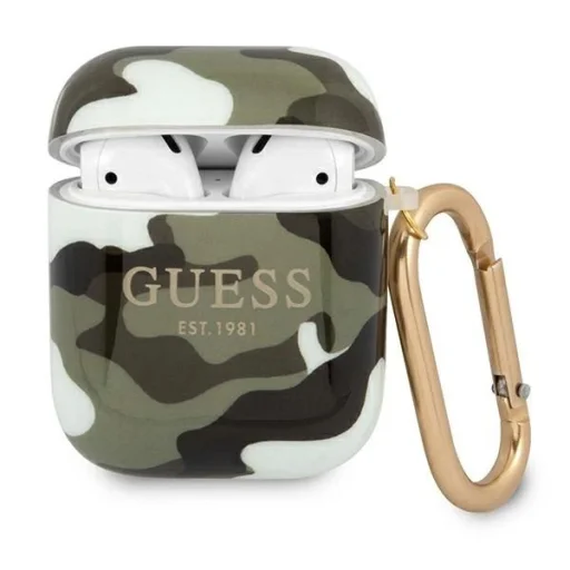 Guess GUA2UCAMA AirPods tok green/khaki Camo Collection - 1