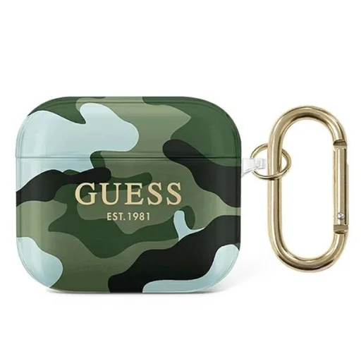 Guess GUA3UCAMA AirPods 3 tok zöld/khaki Camo Collection - 1