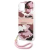 Guess GUHCP13SKCABPI iPhone 13 mini 5.4" pink/pink Camo Strap Collection tok thumbnail
