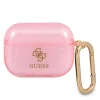 Guess GUAPUCG4GP AirPods Pro tok pink/pink Glitter Collection