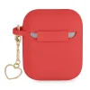 Guess GUA2LSCHSR AirPods cover red/red Silicone Charm Heart Collection thumbnail
