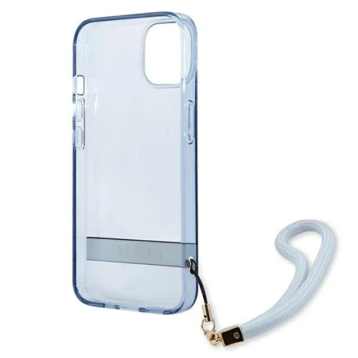 Guess GUHCP13SHTSGSB iPhone 13 mini 5,4" kék / kék kemény tok Translucent Stap - 7
