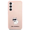 Karl Lagerfeld KLHCS23SSNCHBCP S23 S911 hardcase rózsaszín/rózsaszín Choupette szilikon tok thumbnail