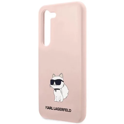 Karl Lagerfeld KLHCS23SSNCHBCP S23 S911 hardcase rózsaszín/rózsaszín Choupette szilikon tok - 6