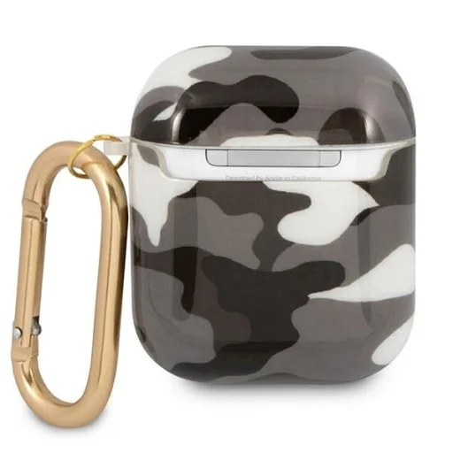 Guess GUA2UCAMG AirPods tok fekete/fekete Camo Kollekció - 3