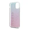 Guess GUHCN65PCUGLPBL iPhone 11 Pro Max tok rózsaszín-kék keménytok Glitter Gradient - 5