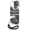 Guess GUHCP13SKCABBK iPhone 13 mini 5.4" fekete/fekete kemény tok Camo Strap Collection thumbnail