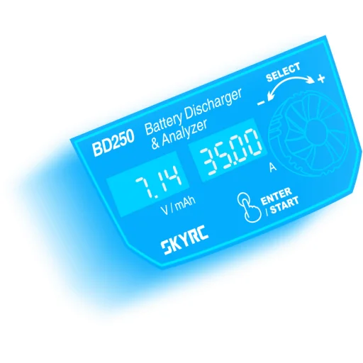 Kisütő / akkumulátor teszter SkyRC BD250 - 6