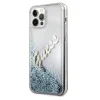 Guess GUHCP12LGLVSBL iPhone 12 Pro Max 6.7" blue/blue hardcase Glitter Vintage Script - 2
