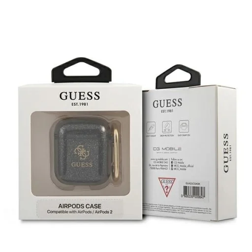 Guess GUA2UCG4GK AirPods cover black/black Glitter Collection - 4