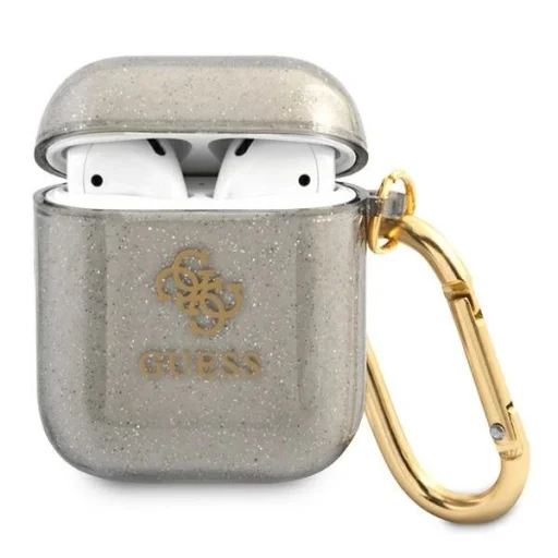 Guess GUA2UCG4GK AirPods cover black/black Glitter Collection - 1