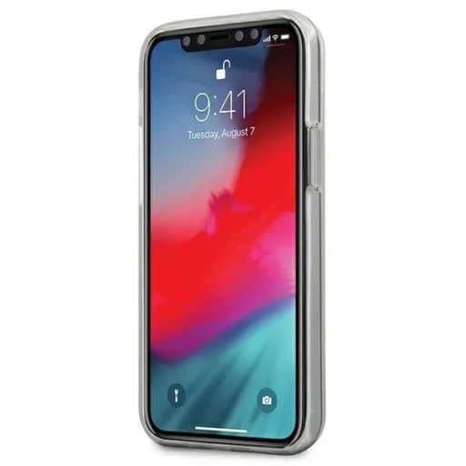 Guess GUHCP12SPCUCTLBK iPhone 12 mini 5.4" fekete/fekete tok Triangle Collection - 3