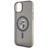  iPhone 15 Fekete Karl Lagerfeld Karl&Choupette Glitter MagSafe tok thumbnail