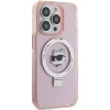  iPhone 15 Pro 6.1" pink/pink Karl Lagerfeld KLHMP15LHMRSCHP tok Ring Stand Choupette Head MagSafe - 4