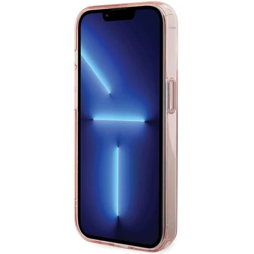  iPhone 15 Pro 6.1" pink/pink Karl Lagerfeld KLHMP15LHMRSCHP tok Ring Stand Choupette Head MagSafe - 5