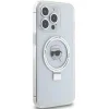  iPhone 15 Pro Max 6.7" fehér/fehér Karl Lagerfeld KLHMP15XHMRSKHH kemény tok Ring Stand Karl Head MagSafe tok - 3