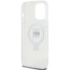  iPhone 15 Pro Max 6.7" fehér/fehér Karl Lagerfeld KLHMP15XHMRSKHH kemény tok Ring Stand Karl Head MagSafe tok - 5