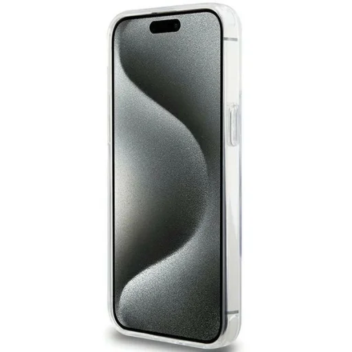  iPhone 15 Pro Max 6.7" fehér/fehér Karl Lagerfeld KLHMP15XHMRSKHH kemény tok Ring Stand Karl Head MagSafe tok - 8